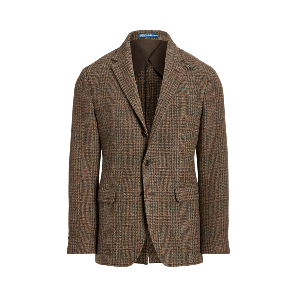 Polo Soft Tailored Plaid Tweed Jacket