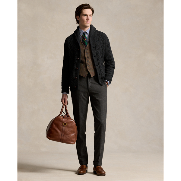 Karierte Wolltweed-Weste Polo Ralph Lauren in Braunes Loden/Multi 4