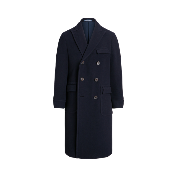 【Polo Ralph Lauren】DOUBLE-BREASTED WOOL MELTON TRENCH COAT Double-Breasted Wool Melton Trench Coat