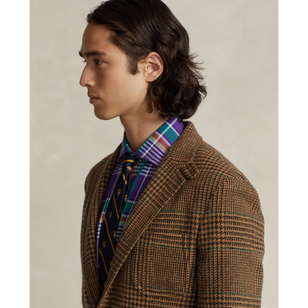 Kariertes Polo-Sakko aus Tweed Polo Ralph Lauren in Sandbraun 6