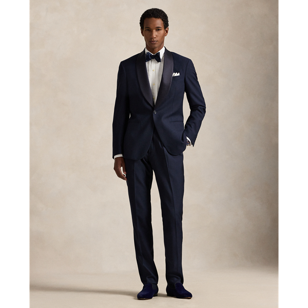 White Custom Fit French Cuff Tuxedo Shirt Polo Ralph Lauren 4