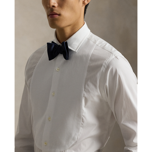 Smokinghemd mit Umschlagmanschetten