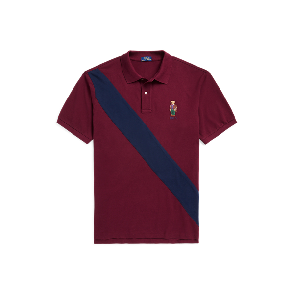 Fa23 Cls Wn/crse Nvy Hrtg Polo Bear Mesh Polo Shirt Big & Tall 2