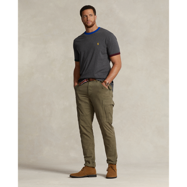 Barclay Heather Multi Jersey Crewneck T-Shirt Big & Tall 4