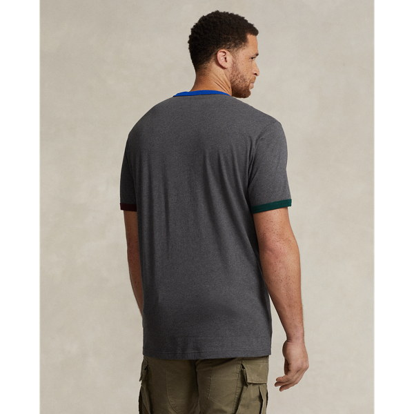Barclay Heather Multi Jersey Crewneck T-Shirt Big & Tall 5