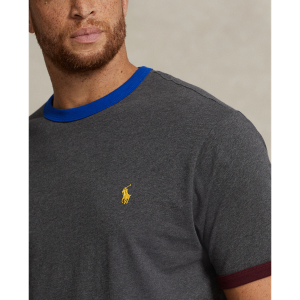 Barclay Heather Multi Jersey Crewneck T-Shirt Big & Tall 6