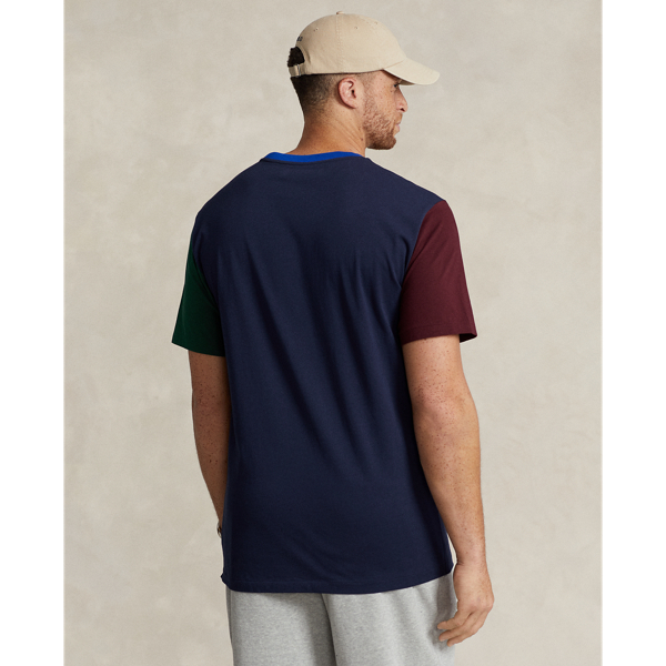 Cruise Navy Multi Color-Blocked Pocket T-Shirt Big & Tall 5
