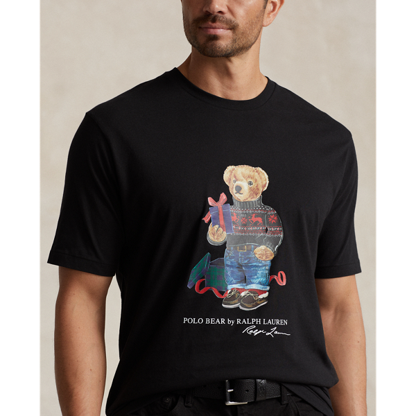 Tシャツ・カットソー Polo Ralph Lauren Bear T-Shirt Polo Ralph Lauren Mens Limited Polo Bear T-Shirt Blue Rugby