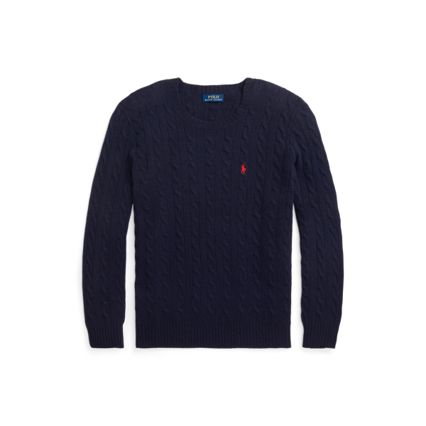 Polo ralph lauren cashmere cable knit sweater best sale