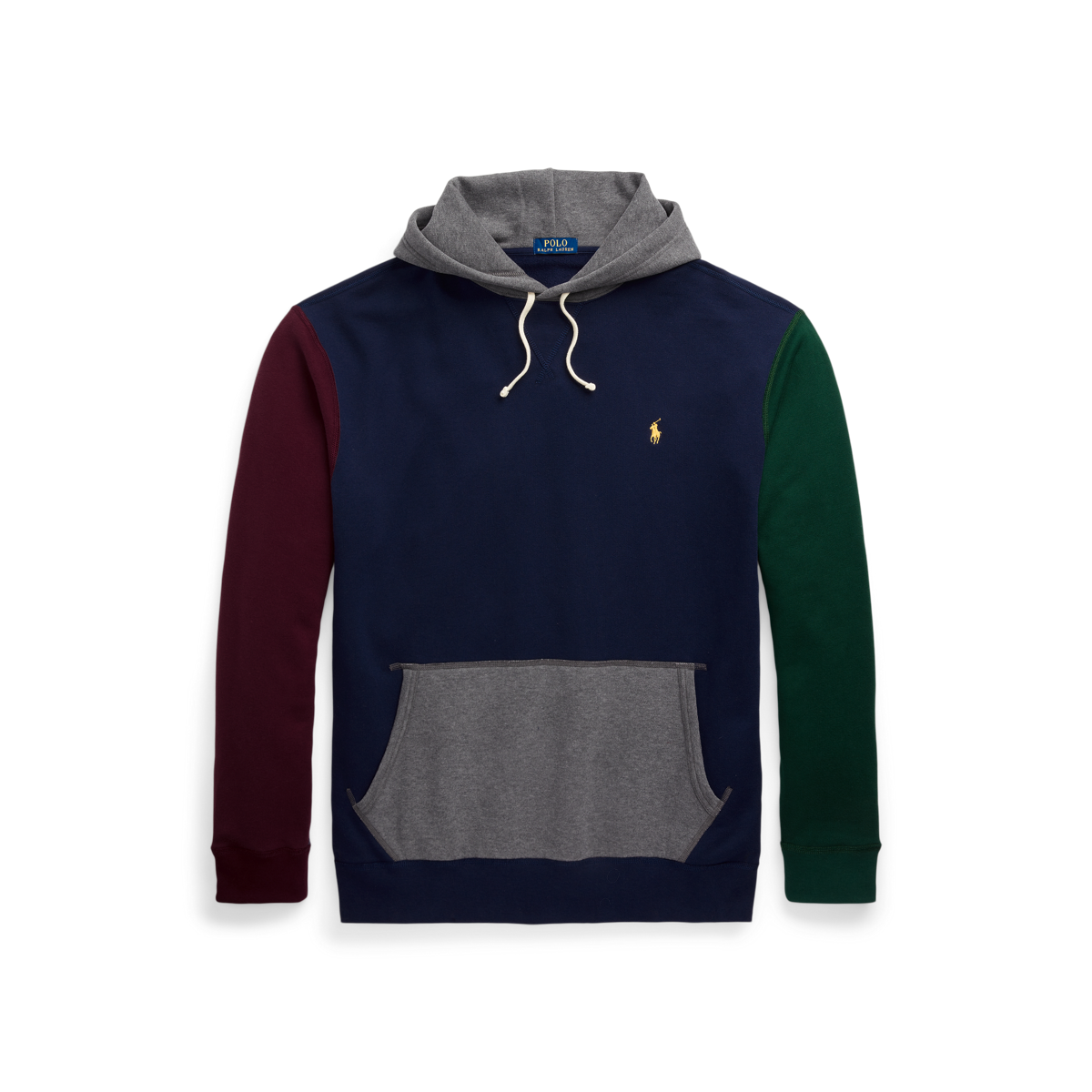 Ralph lauren color block hoodie sale