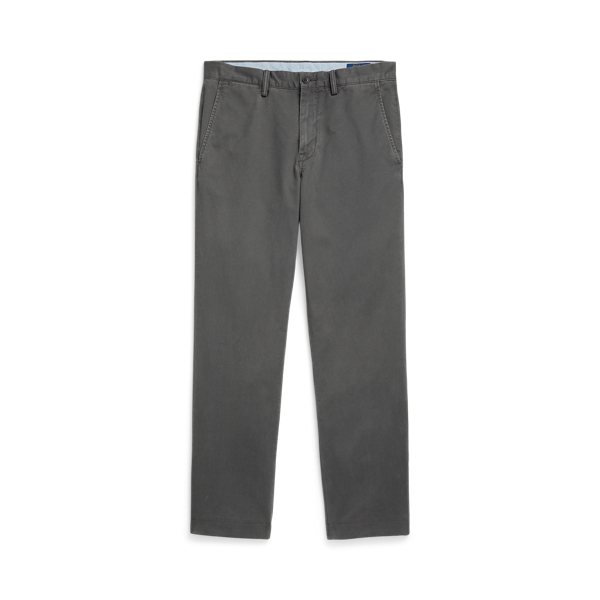 Charcoal Grey Straight Fit Washed Stretch Chino Pant Polo Ralph Lauren 2