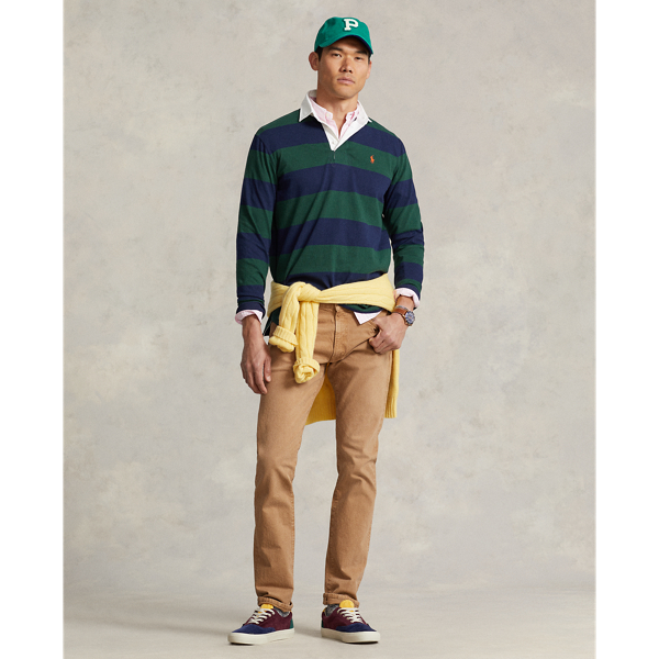Cruise Navy/Green The Iconic Rugby Shirt Polo Ralph Lauren 4