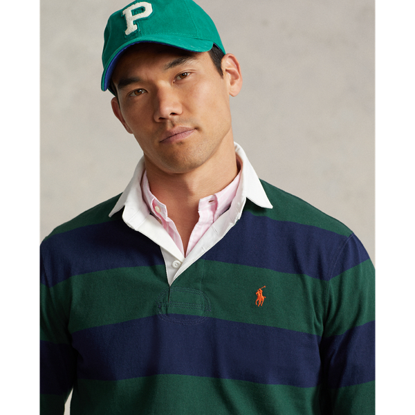 Cruise Navy/Green The Iconic Rugby Shirt Polo Ralph Lauren 6