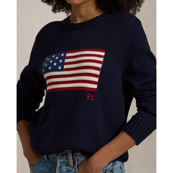 Ralph lauren american flag sweater mens hotsell