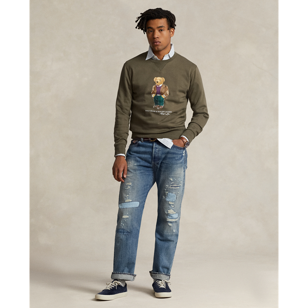 Expedition Olive Polo Bear Fleece Pullover Polo Ralph Lauren 4