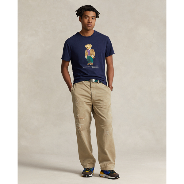 T-shirt Polo Bear classique en jersey Polo Ralph Lauren en Mari. traditionnel crois. 4