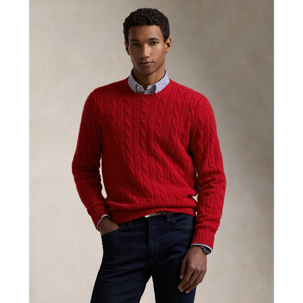 Men s Red Sweaters Ralph Lauren