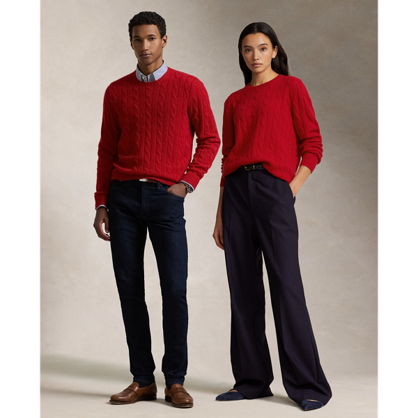 Mens red ralph lauren jumper best sale