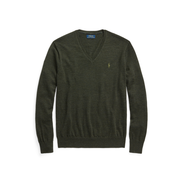 Washable Wool V-Neck Sweater | Ralph Lauren
