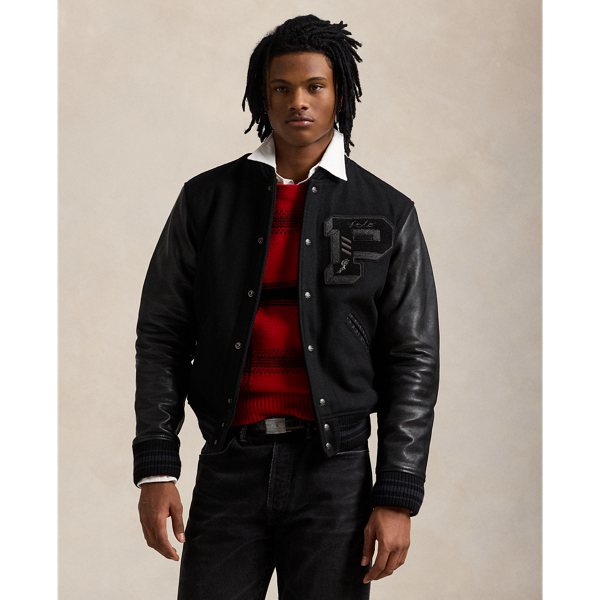 Mens black ralph lauren jacket best sale