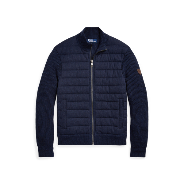 【送料&関税込】Ralph Lauren Wool Sweater With Zip Cable-Knit Full-Zip Sweater