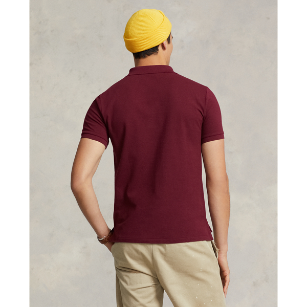 Polo Polo Bear coupe ajust&eacute;e Polo Ralph Lauren en Classic Wine/Navy 5