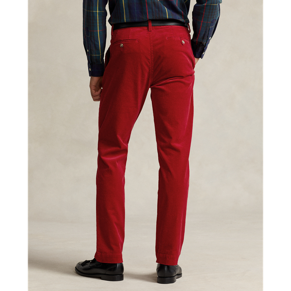 Red Stretch Straight Fit Corduroy Pant Polo Ralph Lauren 5