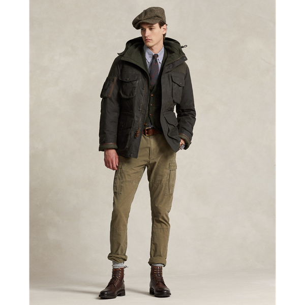 Company Olive Oilcloth Down Jacket Polo Ralph Lauren 4