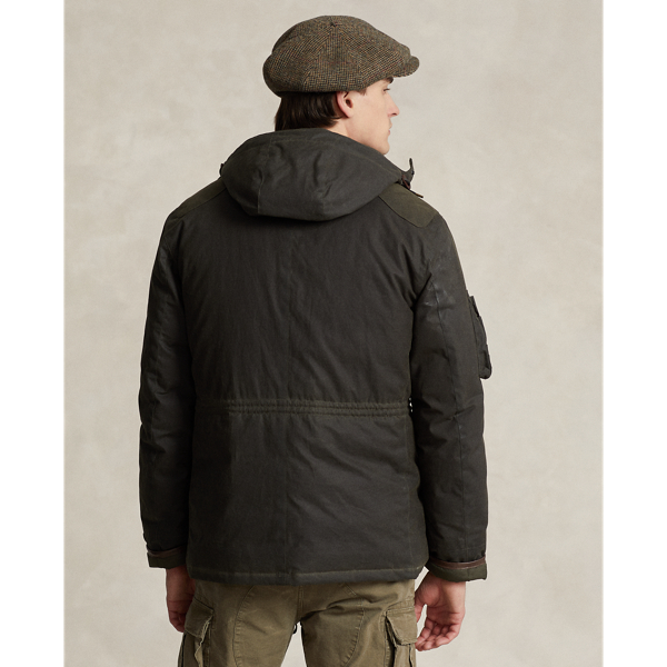 Company Olive Oilcloth Down Jacket Polo Ralph Lauren 5