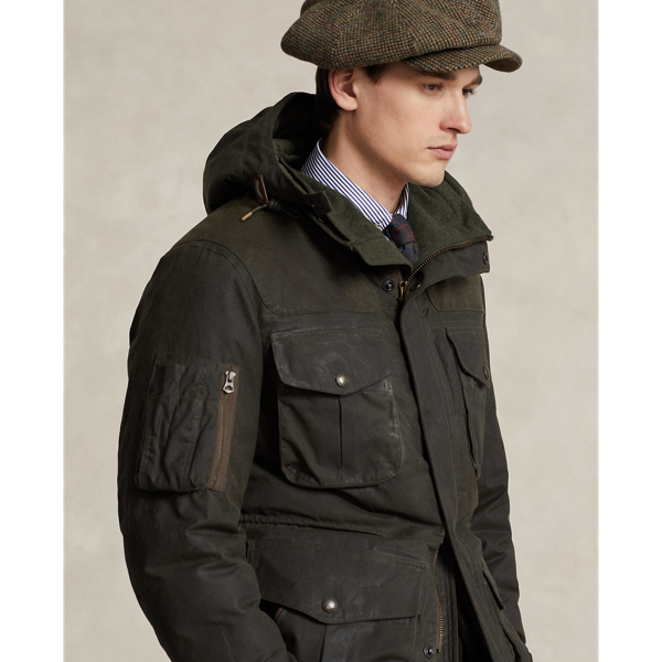 Company Olive Oilcloth Down Jacket Polo Ralph Lauren 6