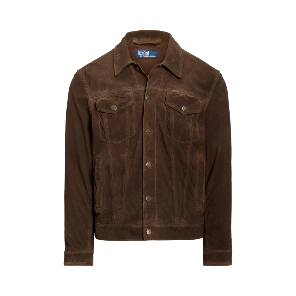 Suede Trucker Jacket Ralph Lauren