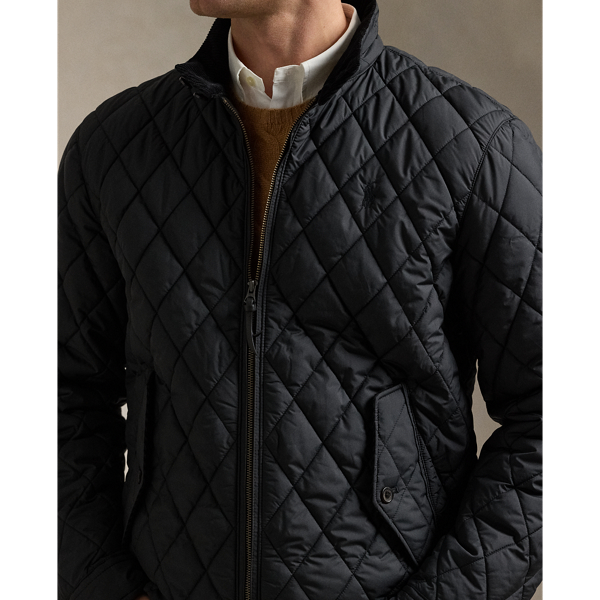 Ralph Lauren Black Label Water Repellent Quilted Jacket in Camel sold S