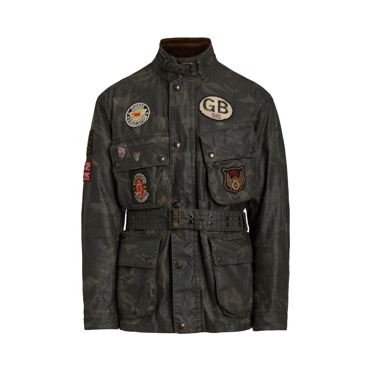 Camo Oilcloth Bike Jacket Camo Oilcloth Bike Jacket