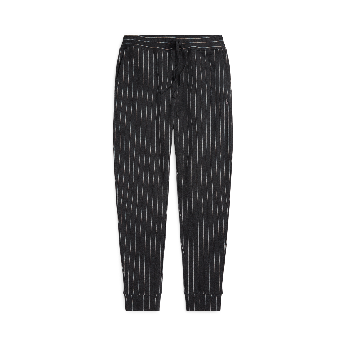 Black pinstripe joggers hotsell