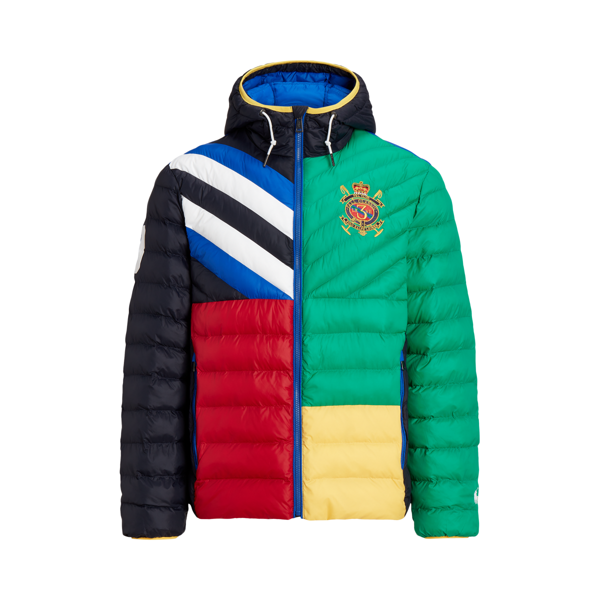 Ralph lauren color block jacket hotsell