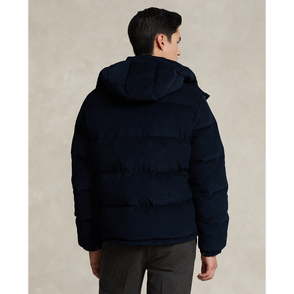 Aviator Navy Water-Repellent Corduroy Down Jacket Polo Ralph Lauren 5