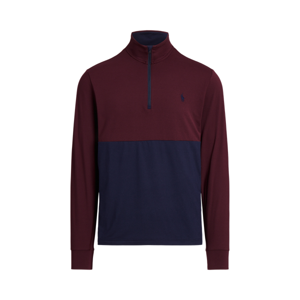 Pull demi-zipp&eacute; performance en jersey Polo Ralph Lauren en 1