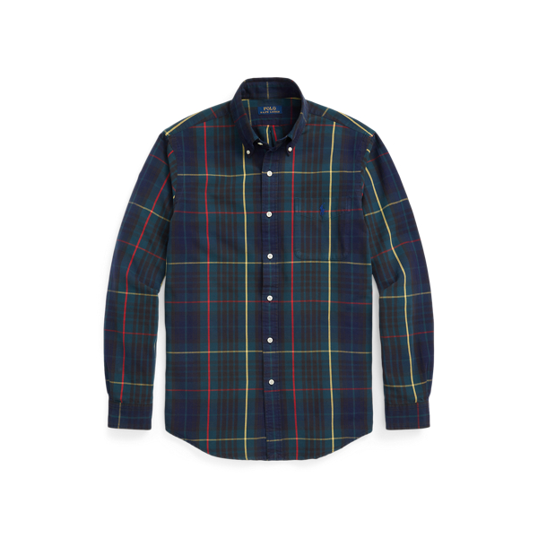 Chemise Oxford &eacute;cossaise classique Polo Ralph Lauren en 1