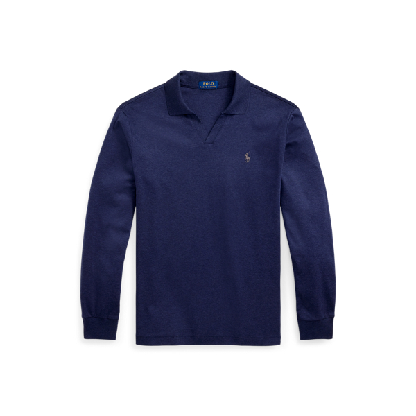 Spring Navy Heather Classic Fit Soft Cotton Polo Shirt Polo Ralph Lauren 2
