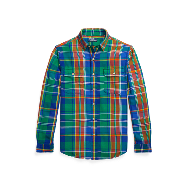 Camicia in twill scozzese Classic-Fit Polo Ralph Lauren in 1