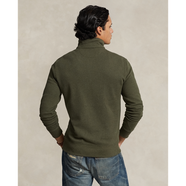 Alpine Heather Terry Quarter-Zip Pullover Polo Ralph Lauren 5