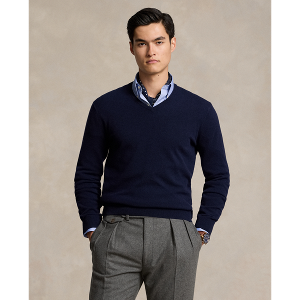 Ralph Lauren all wool V-neck sweater purchases