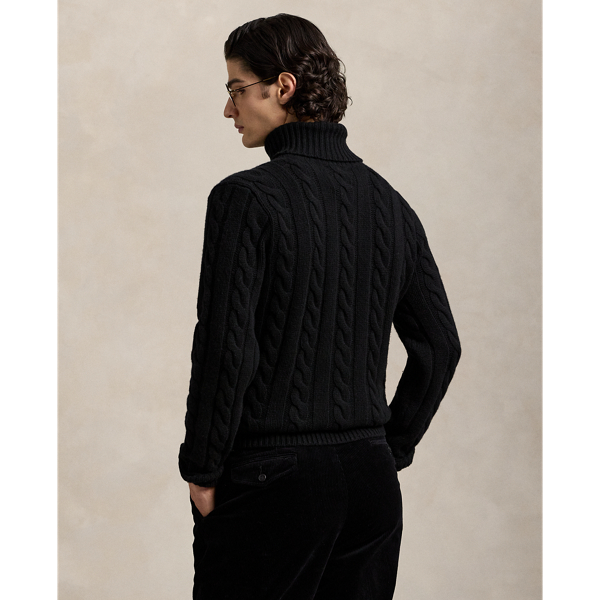 Cable-Knit Wool-Cashmere Sweater