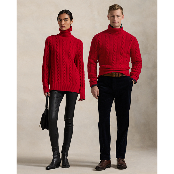 Cable-Knit Wool-Cashmere Jumper for Men | Ralph Lauren® UK