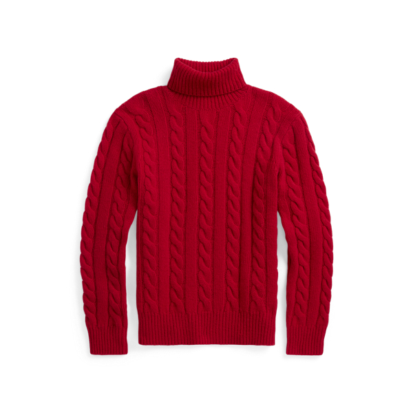 Cable-Knit Wool-Cashmere Sweater