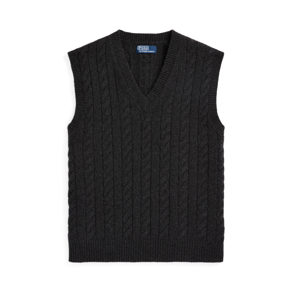 Cable-Knit Cashmere Sleeveless Jumper Polo Ralph Lauren 1