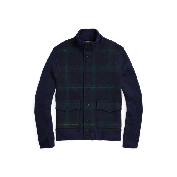 Die Strickjacke in Polo-Tartan Polo Ralph Lauren in 1
