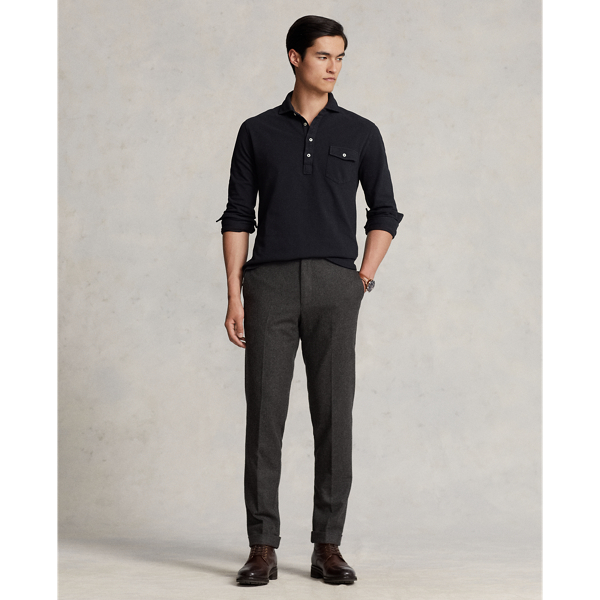Polo Black Classic Fit Mesh Polo Shirt Polo Ralph Lauren 4