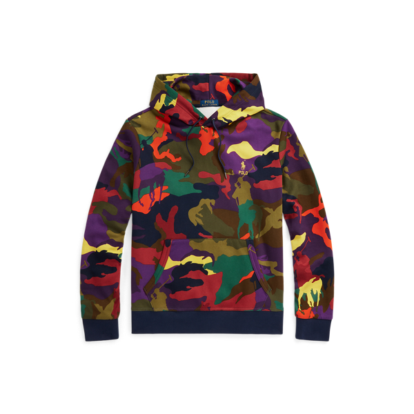 Polo Pony Camo Double Knit Hoodie Ralph Lauren