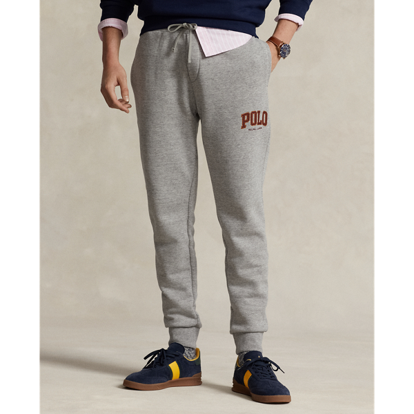 Dark Vintage Heather The RL Fleece Logo Jogger Pant Polo Ralph Lauren 4